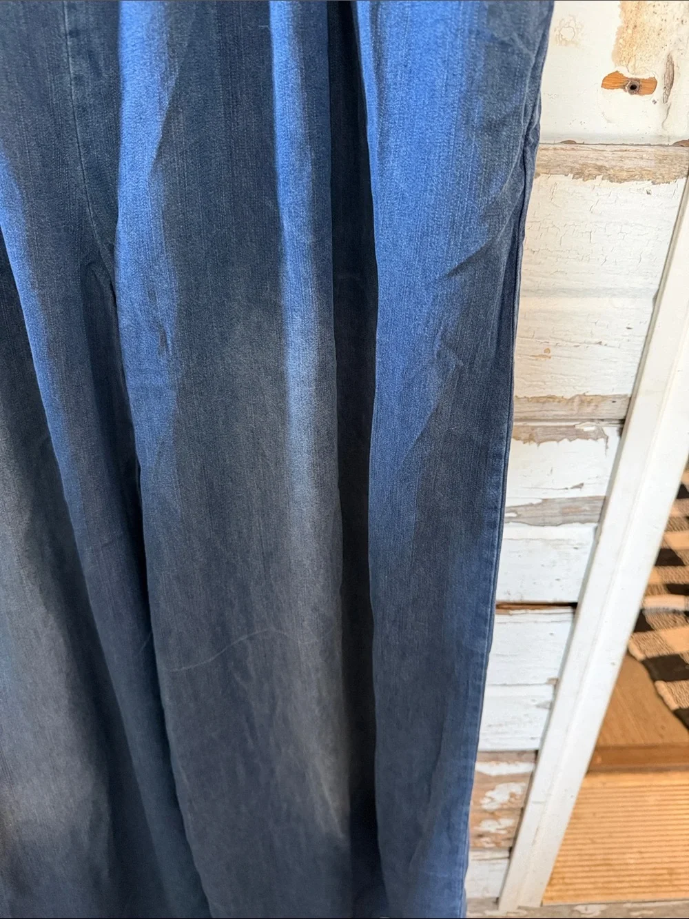 Blue Velvet Dark Blue Denim Women’s Overalls Dress
